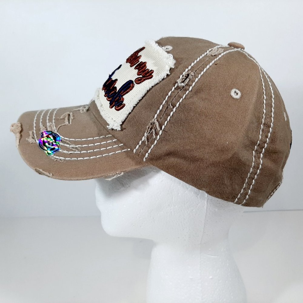 Pardon My French Embroidered Frayed Patch Distress - Picture 3 of 6